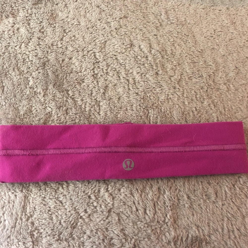 Pink Lulu Lemon Headband
